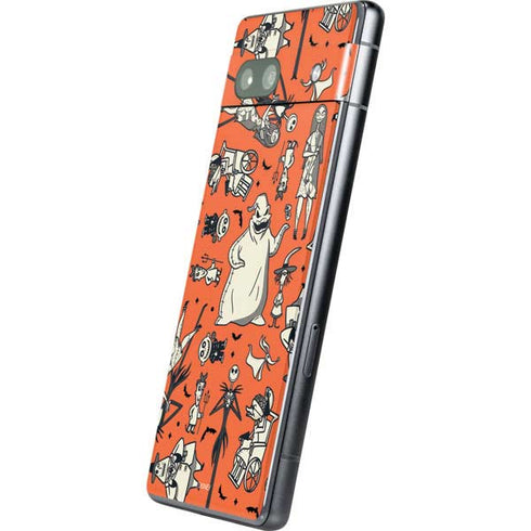 Disney The Nightmare Before Christmas Character Pattern print Google Pixel 7a Skin